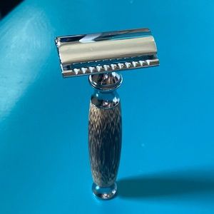 Wowe bamboo handle safety razor